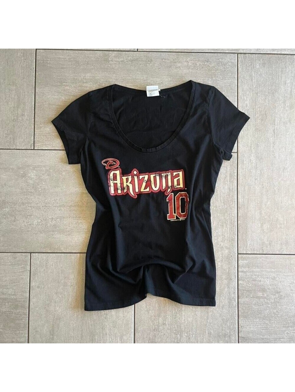 Campus Lifestyle Arizona Diamondbacks Justin Upton 10 MLB Graphic Tee Black